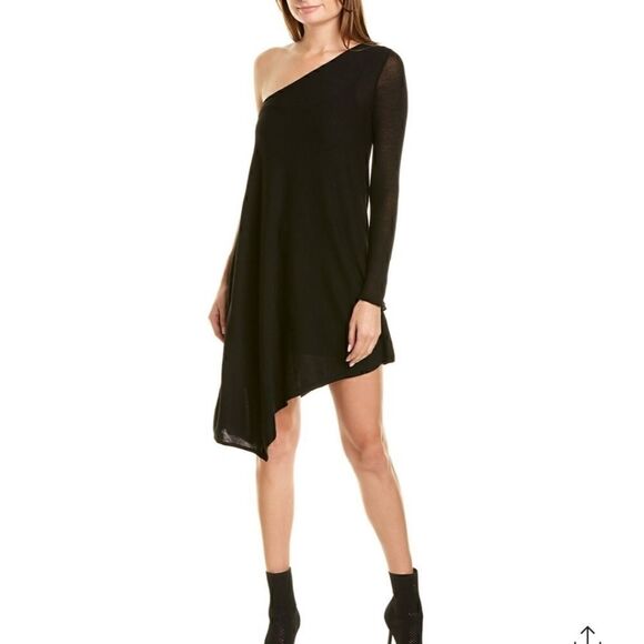 TWINSET Asymmetrical Knit Mini Dress - Picture 1 of 5